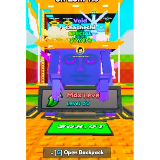 (CLEAN NOT DUPE) 🔥Special Void Chachechi MAXLVL| FAST DELIVERY ⚡ Be a lucky block