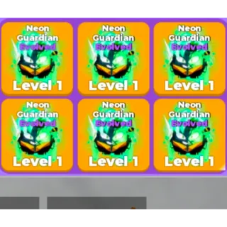 💪6x Neon Guardian + 1 Aura Bundle Muscle Legends 🔥Fast delivery ⚡(Required Rebirth 60)