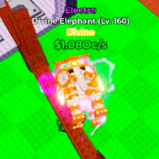 Devine Elephant  Electro Mutation (Lvl160)🔥 Cut grass for brainrots fast delivery ⚡