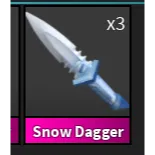 3x Snow Dagger MM2
