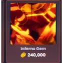 2x Inferno Gem BGSI