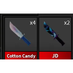 4x Cotton Candy + 2 JD Bundle MM2