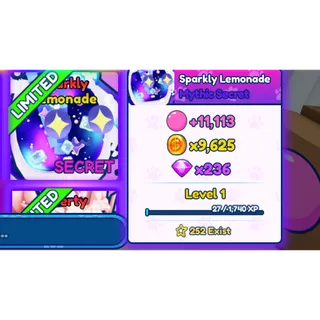 2x Mythic Sparkly Lemonade BGSI