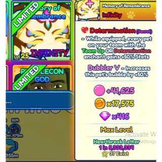 1x Shiny Memory of Rememberanace