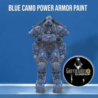 Blue Camo PA Paint