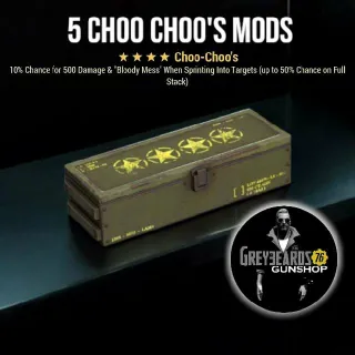 5 Choo Choos Mods