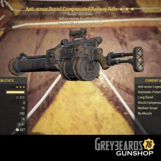 Weapon | AAE 50B Railway Rifle