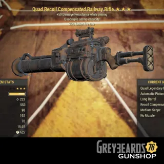 Weapon | Q25 50DR Railway Rifle