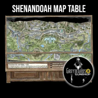 Shenandoah Map Table