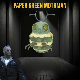 Paper Green Mothman