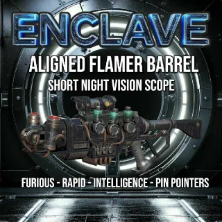 Enclave Flamer & 4 Mods
