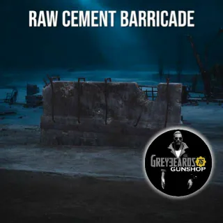 Raw Cement Barricade