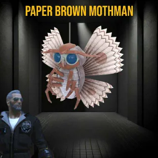 Paper Brown Mothman
