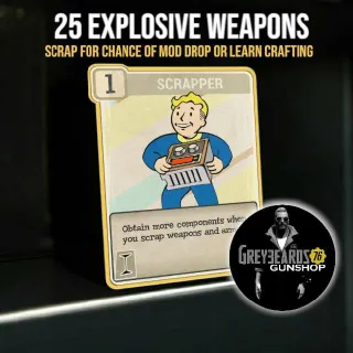 25 Explosive Weapons