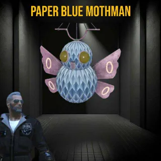 Paper Blue Mothman