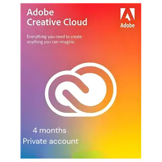 Adobe Creative Cloud Pro 4 Month