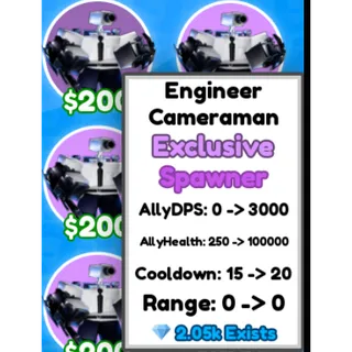  TV ENGINEER CAMERAMAN | CTD | CAMERAMAN TOWER DEFENSE