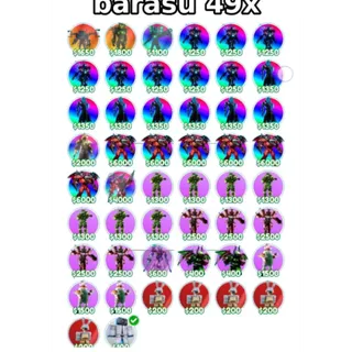49x Unit Pack TTD | CONTAINS SHINY OMEGA , SHINY KOMODO , SHINY UTDM UNIT ! Barasu PACK