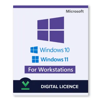 License Microsoft Windows 10 / Windows 11 Pro For Workstation INSTANT DELIVERY