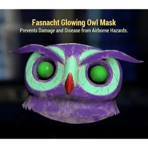 Fasnacht Glowing Owl Mask