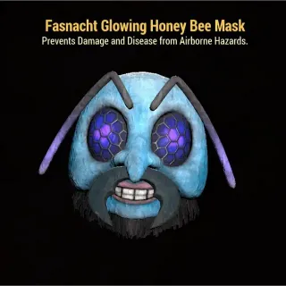 glowing honey bee mask