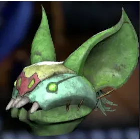 glowing scorched beast mask