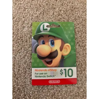 $10.00 USD Nintendo eShop