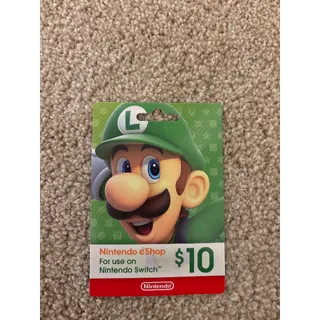 $10.00 USD Nintendo eShop