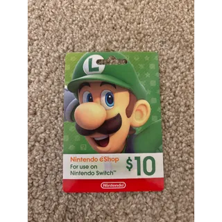 $10.00 USD Nintendo eShop