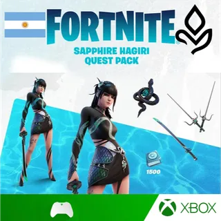 Fortnite- Sapphire Hagiri Pack- xbox