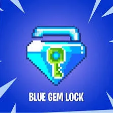 1x Blue Gem Lock