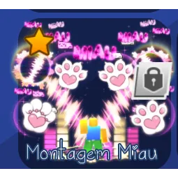 Montagem Miau Emote - Blade Ball