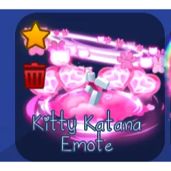 Kitty Katana Emote - Blade Ball