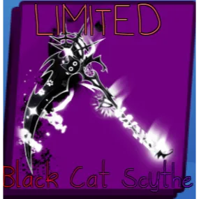 Black Cat Scythe - Blade Ball