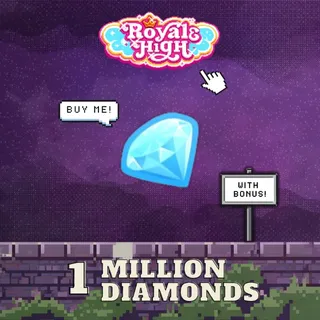 1 Million Diamonds + BONUS | Royale High – Guaranteed Delivery (Read Description)