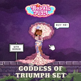 Goddess of Triumph Set + BONUS | Royale High – Guaranteed Delivery (Read Description)
