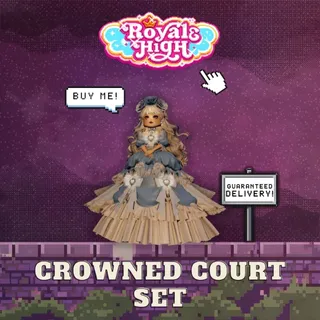 Crowned Court Set | Royale High – Guaranteed Delivery (Read Description)