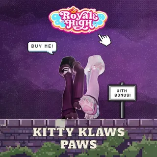Kitty Klaws Paws + BONUS | Royale High – Guaranteed Delivery (Read Description)