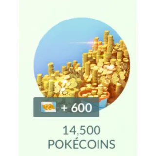 Pokémon Go Game Coin PokeCoin 14,500 Android Ios Both || 14500 PokéCoin