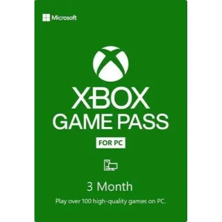 Xbox Game Pass for PC - 3 Months Trial NEW USERS ONLY
