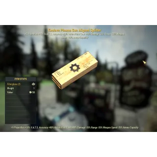 Enclave Plasma Gun Aligned Splitter