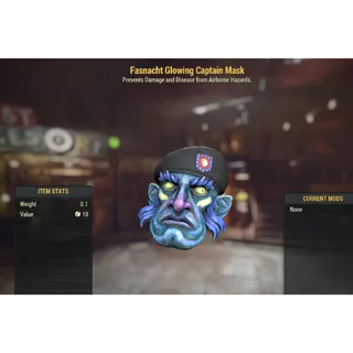 Fasnacht Glowing Captain Mask