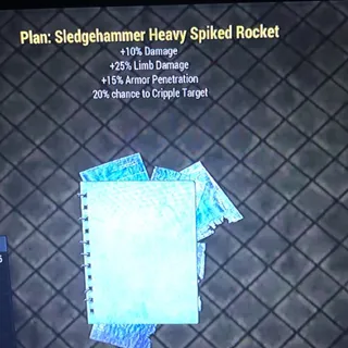 Sledgehammer Heavy Spiked Rocket