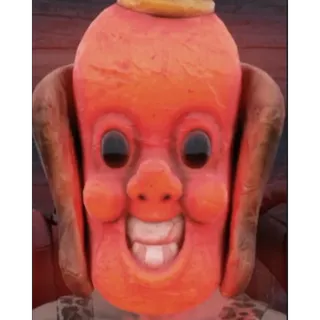 Glowing Red Hot Mask