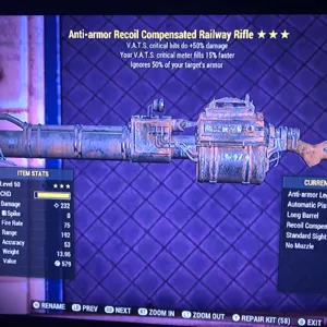 Weapon | AA5015 Railway Rifle