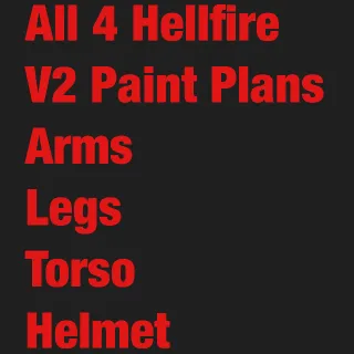 Hellfire V2 Prototype Paint Set