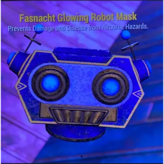 Glowing Robot Mask
