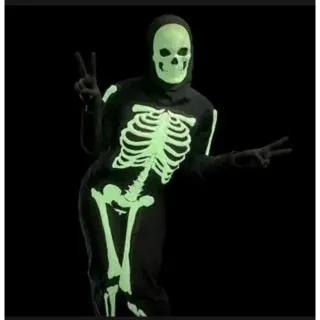 Glowing Skeleton Costume
