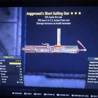 Weapon | JUGG2525 Gatling Gun