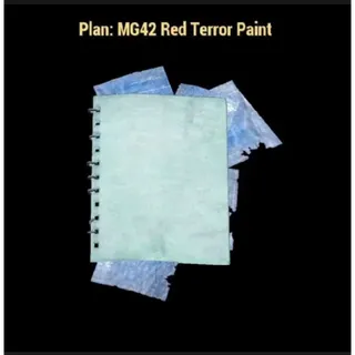 MG42 Red Terror Paint